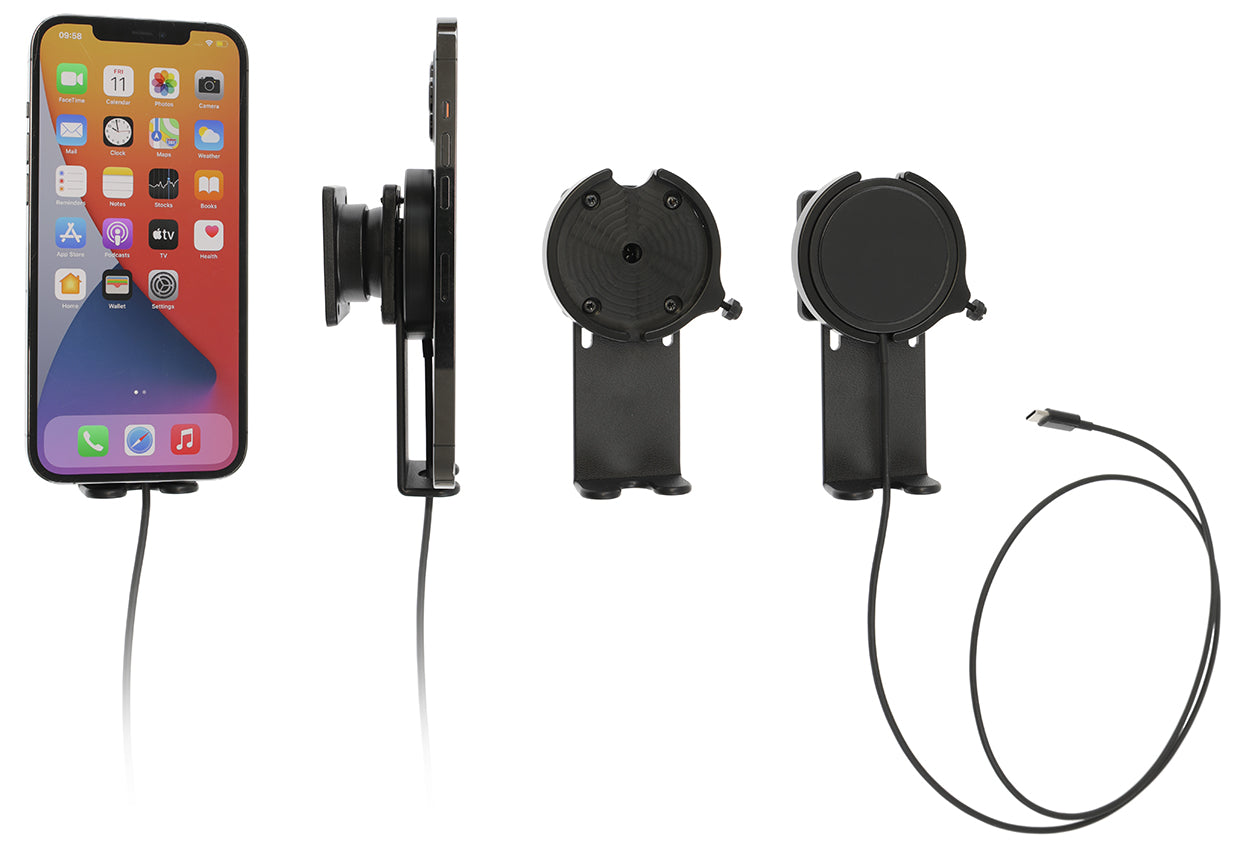 Brodit mount wireless magnetic charger with tilt swivel 216326