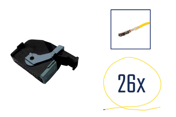 Repair kit connector 26 pin plug housing for VW MFD 1 - Audi RNS-D