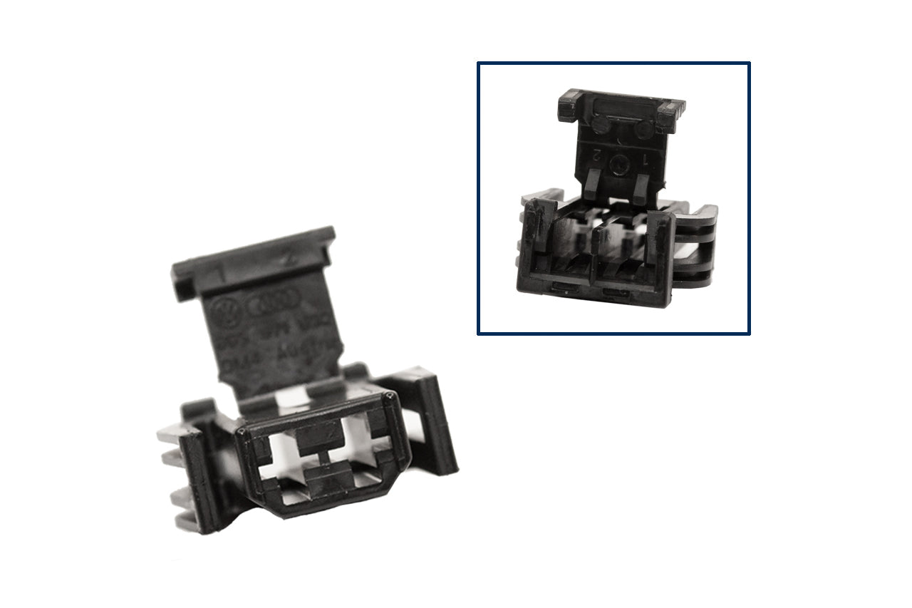 Repair kit connector 2 pin 893 971 632 flat contact housing for VW Audi Seat Skoda