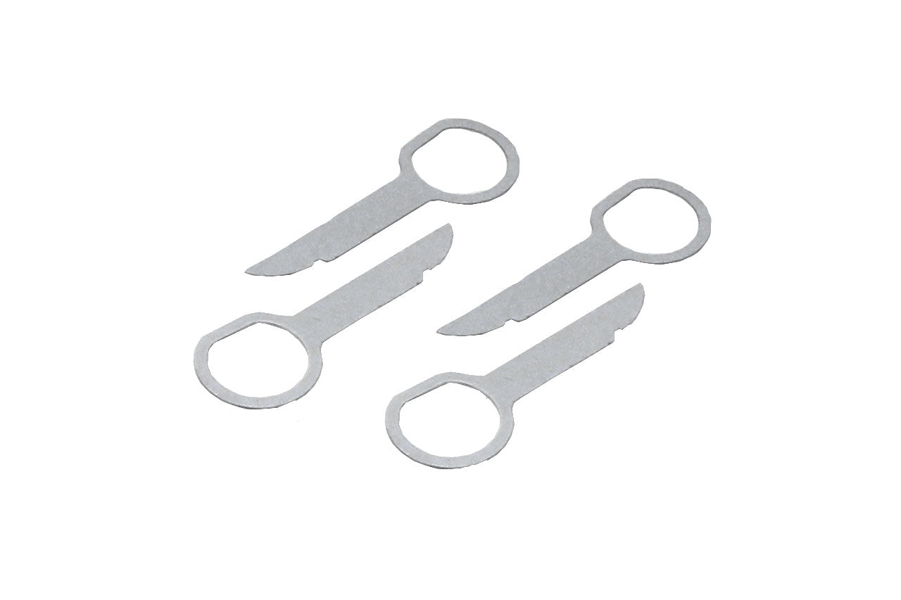Radio removal key 4x for VW, Ford, Audi, Seat, Skoda, Mercedes