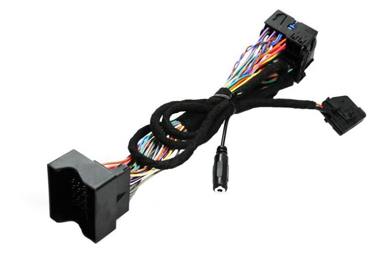 Cable set spare part for the FISCON handsfree Quadlock for Audi, Seat