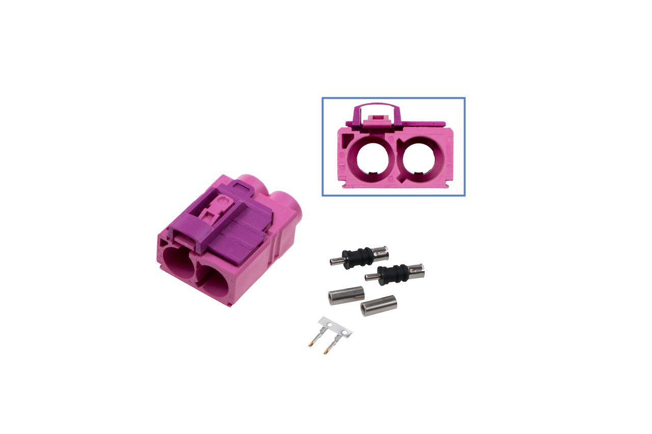 FAKRA double socket - female