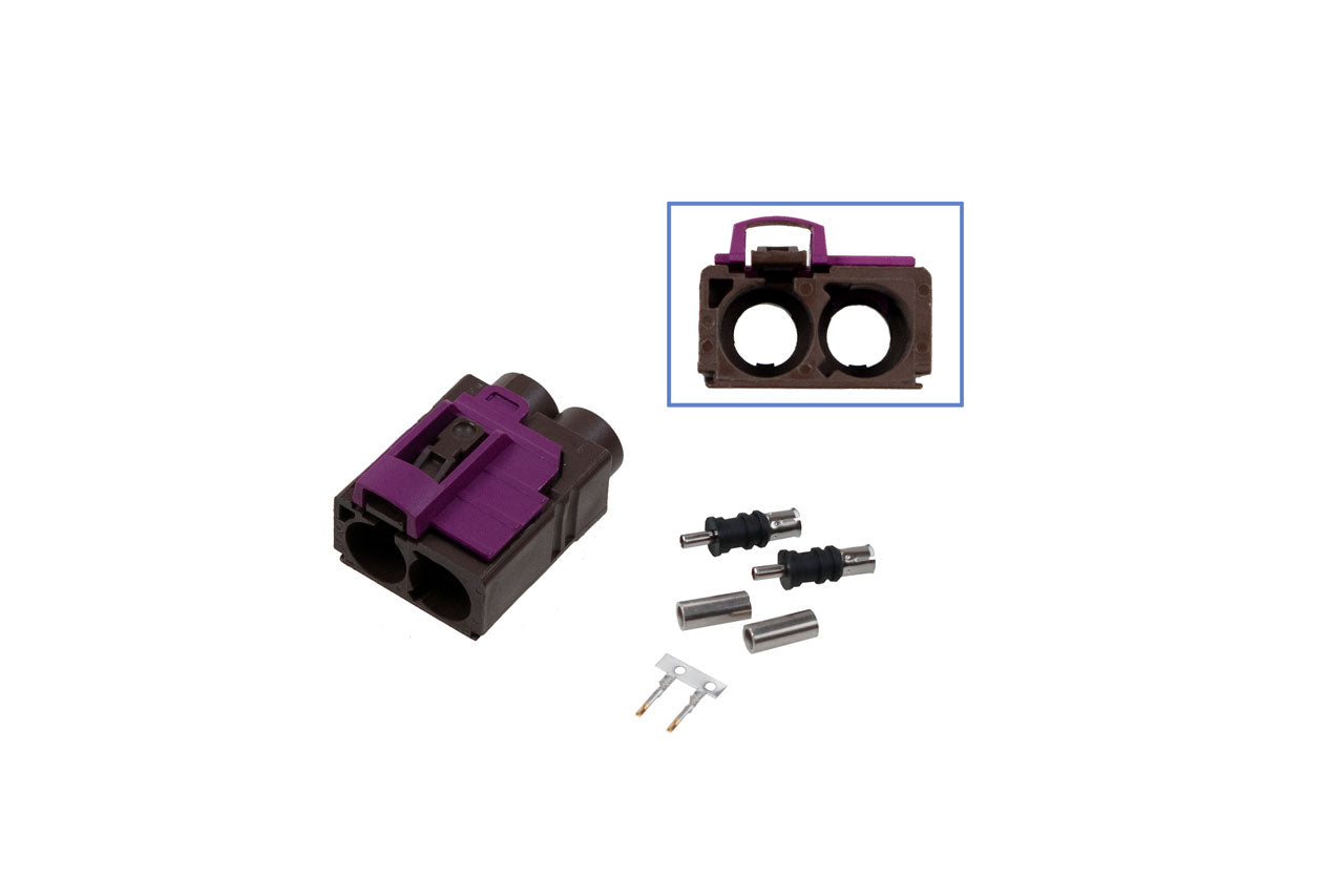 FAKRA double socket - female