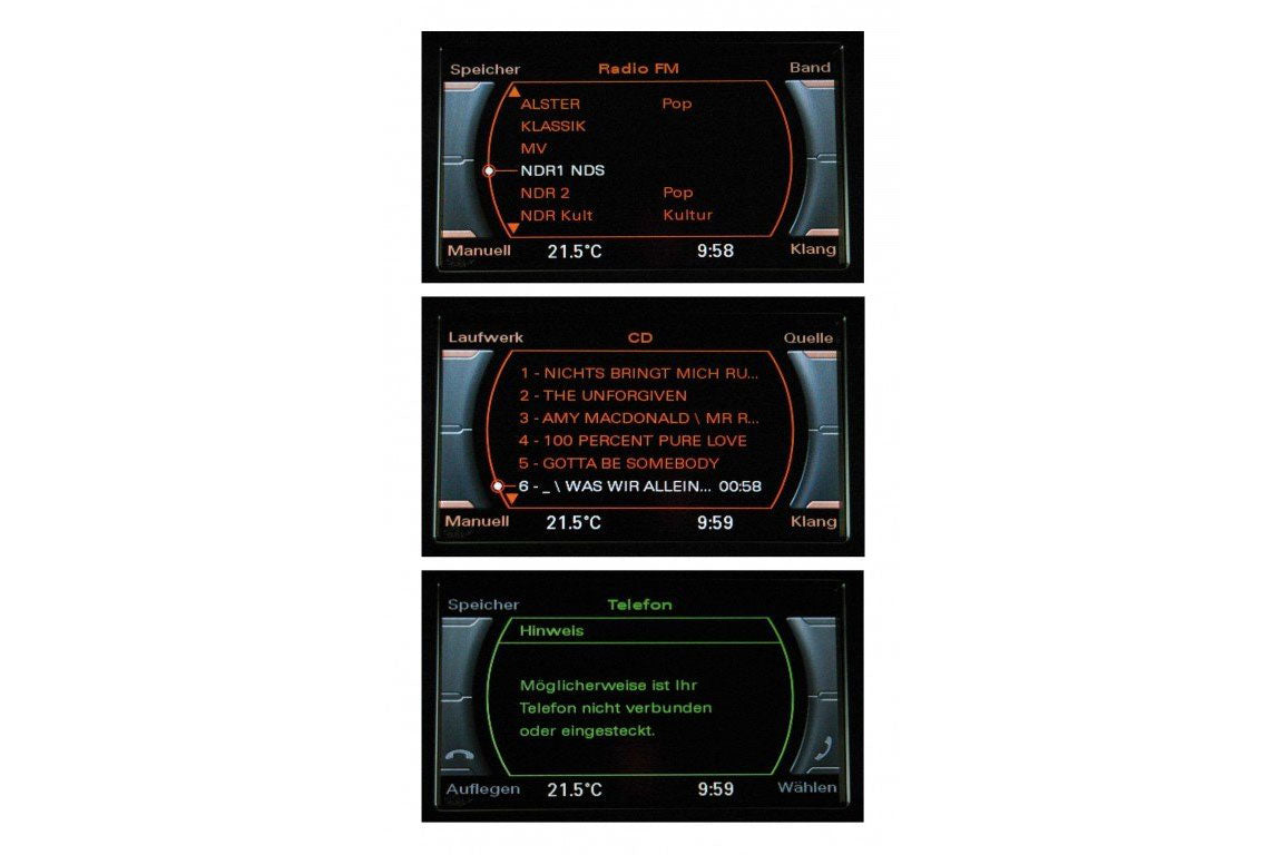 Radio Chorus Upgrade to Concert, Symphonie for Audi Q5 8R