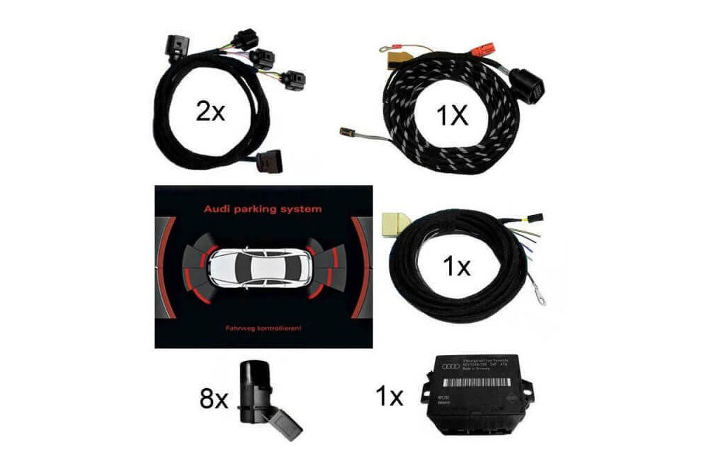 APS+ Audi Parking System Plus - Front + Back for Audi A3 8P