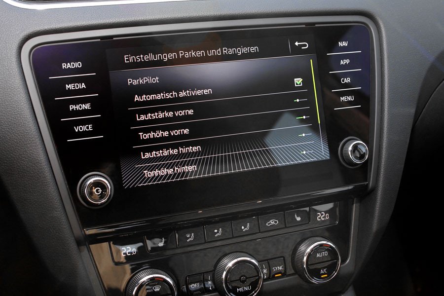 Complete set OPS parking system Park Pilot for Skoda Octavia 5E