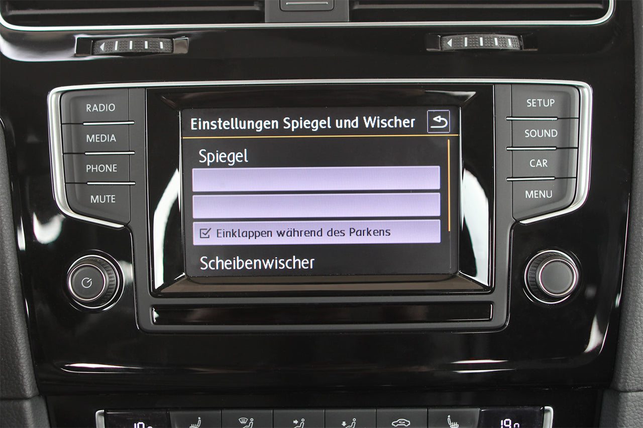 Complete set folding exterior mirrors for VW Passat B8