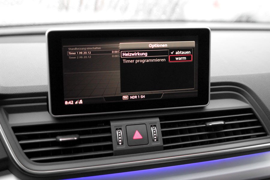 Retrofit kit auxiliary heating for Audi Q5 FY