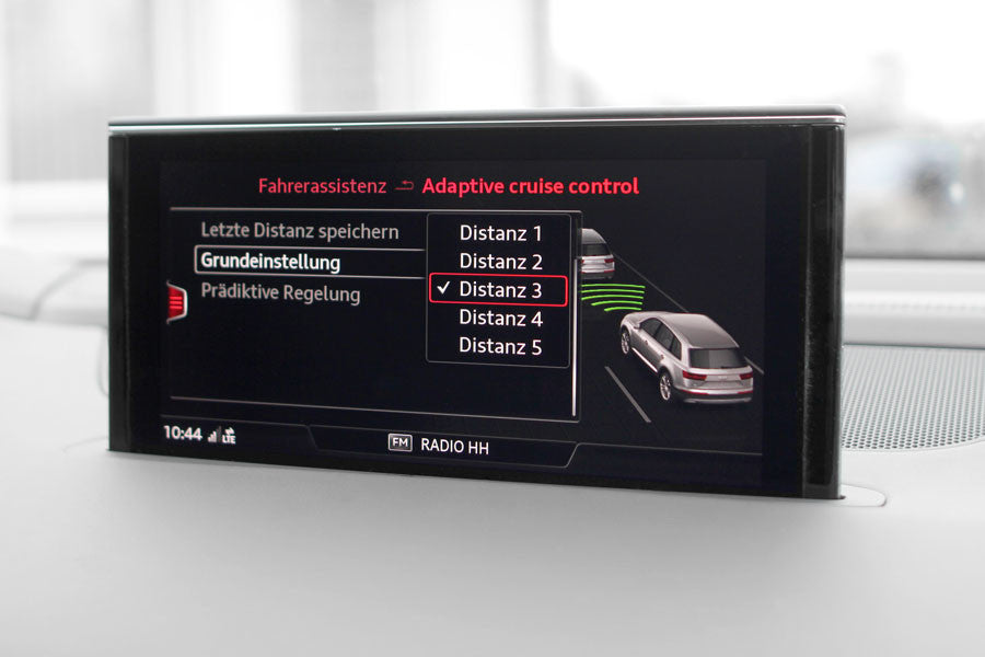 Coding dongle ACC Distance Preselection in the CAR menu