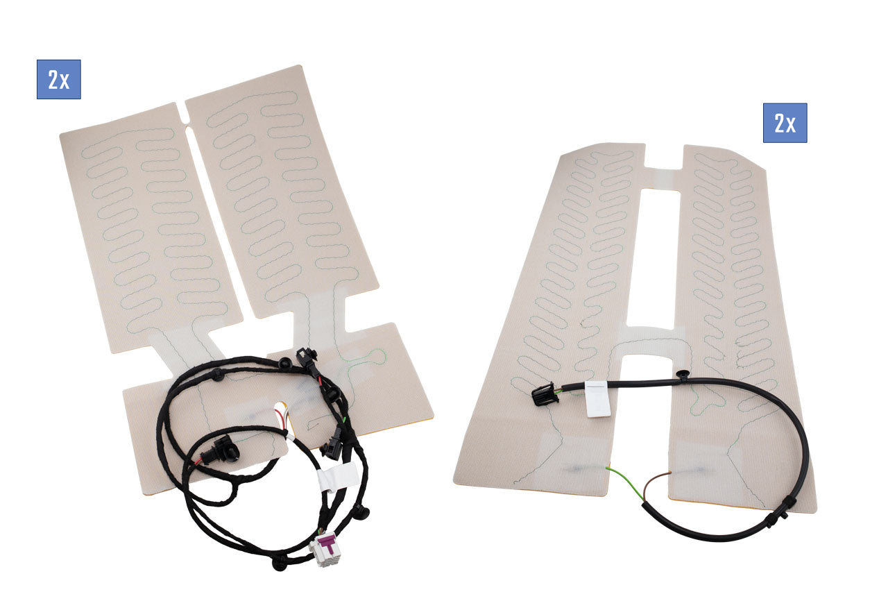 Complete set Seat heating front for Audi A6 4A