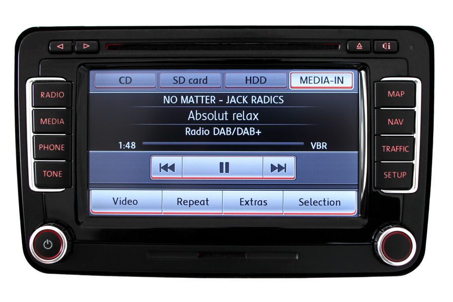 FISTUNE DAB, DAB+ integration Can Bus Plug & Play for Audi, VW, Skoda, Seat