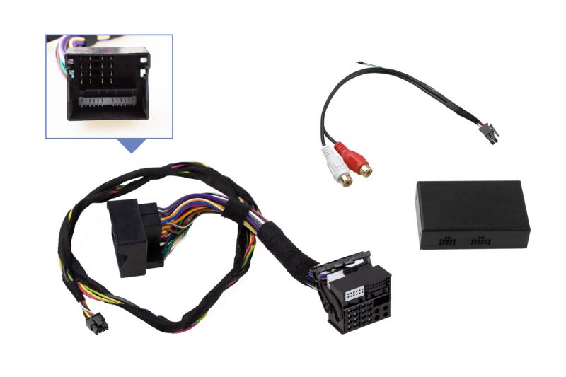 VW, Skoda AUX, A2DP Bluetooth Plug och Play 44370