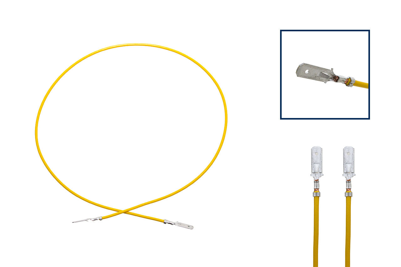Repair cable, single cable Flachstecker 6.3 as 000 979 203 E