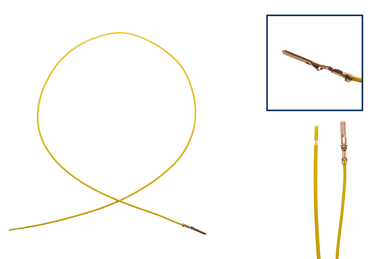 Repair cable, single cable flatpin contact 2.8