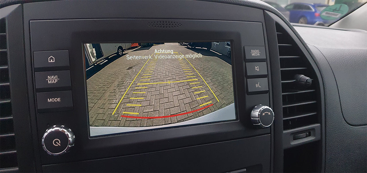 Complete set rear view camera Code FR8 for Mercedes Benz Vito / eVito W447