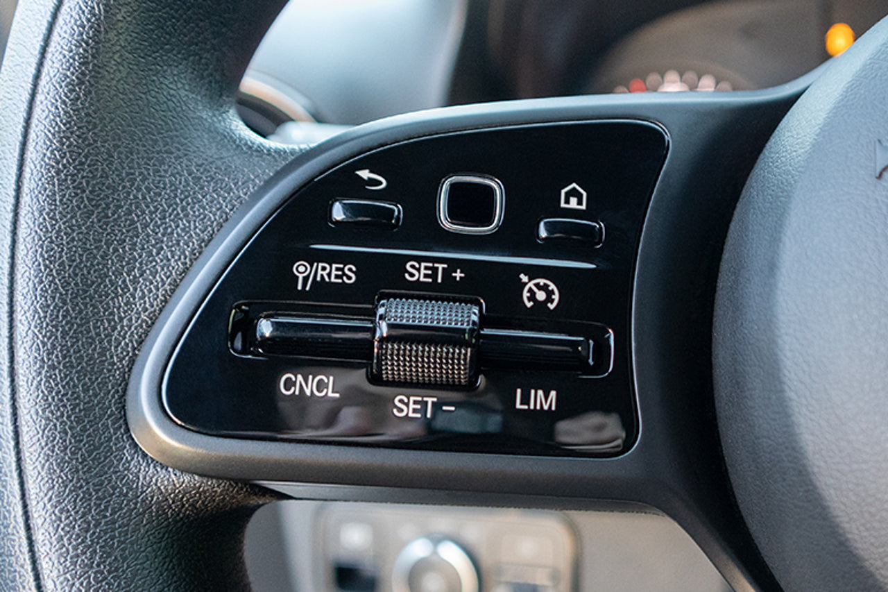 Complete cruise control set with limiter code MS1 for Mercedes Sprinter 907/910 including coding dongle