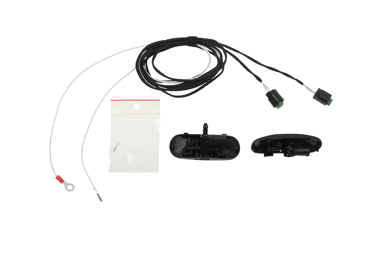 Complete set of heated windshield washer nozzles for VW T6.1 SH