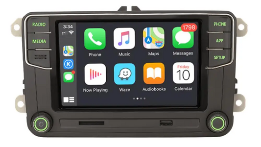 VW/Skoda RCD 360 PRO - Grön Belysning