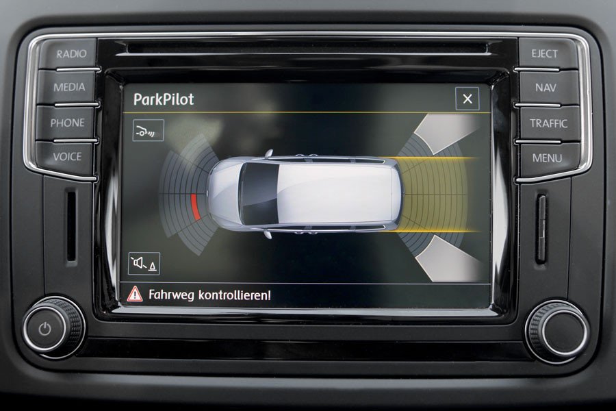 Complete set Park Pilot front + rear incl. OPS for VW Sharan 7N1 and 7N2