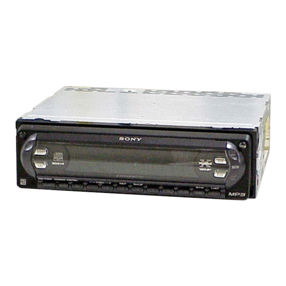Sony CDX-F5500 Radio/CD player