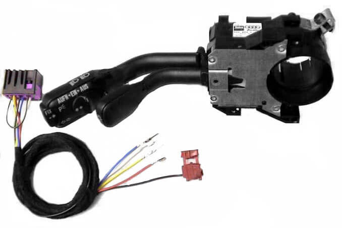 Complete set for retrofitting cruise control (tempomat) in Audi A4 B5