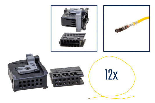 Repair kit connector 12 pin 8364664 socket housing