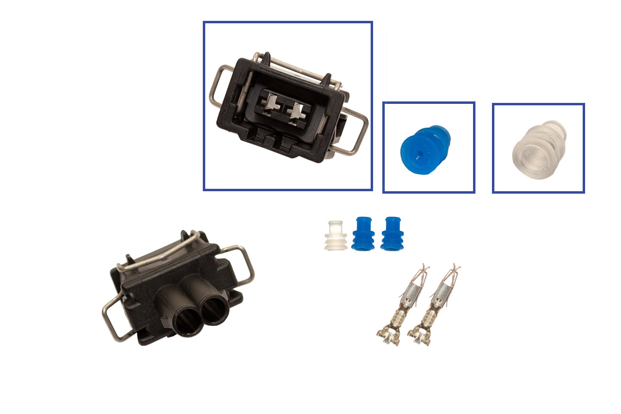 Repair kit connector 2 pin 357 972 752,  A 007 545 16 26 plug housing for VW Audi Seat Skoda