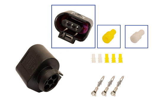 Repair kit connector 3 pin 1J0 973 703 / 3D0 973 703 socket housing for VW Audi Seat Skoda