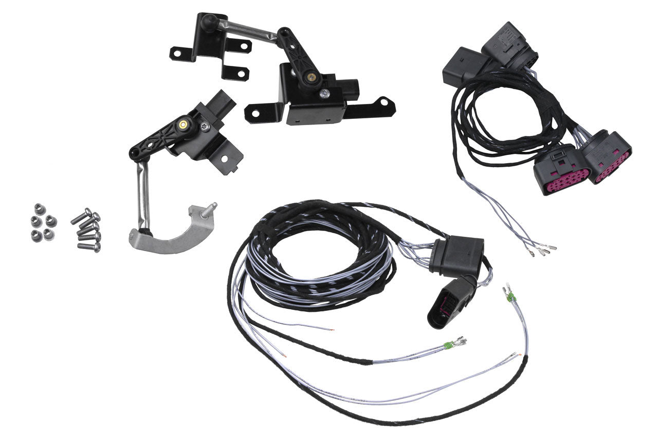 Auto-leveling headlights retrofit for VW New Beetle