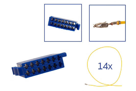 Repair kit connector 14 pin 357 919 971 C plug housing for VW Audi Seat Skoda