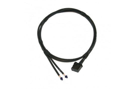 MOST fiber optic cable set, twin pack, protective hose