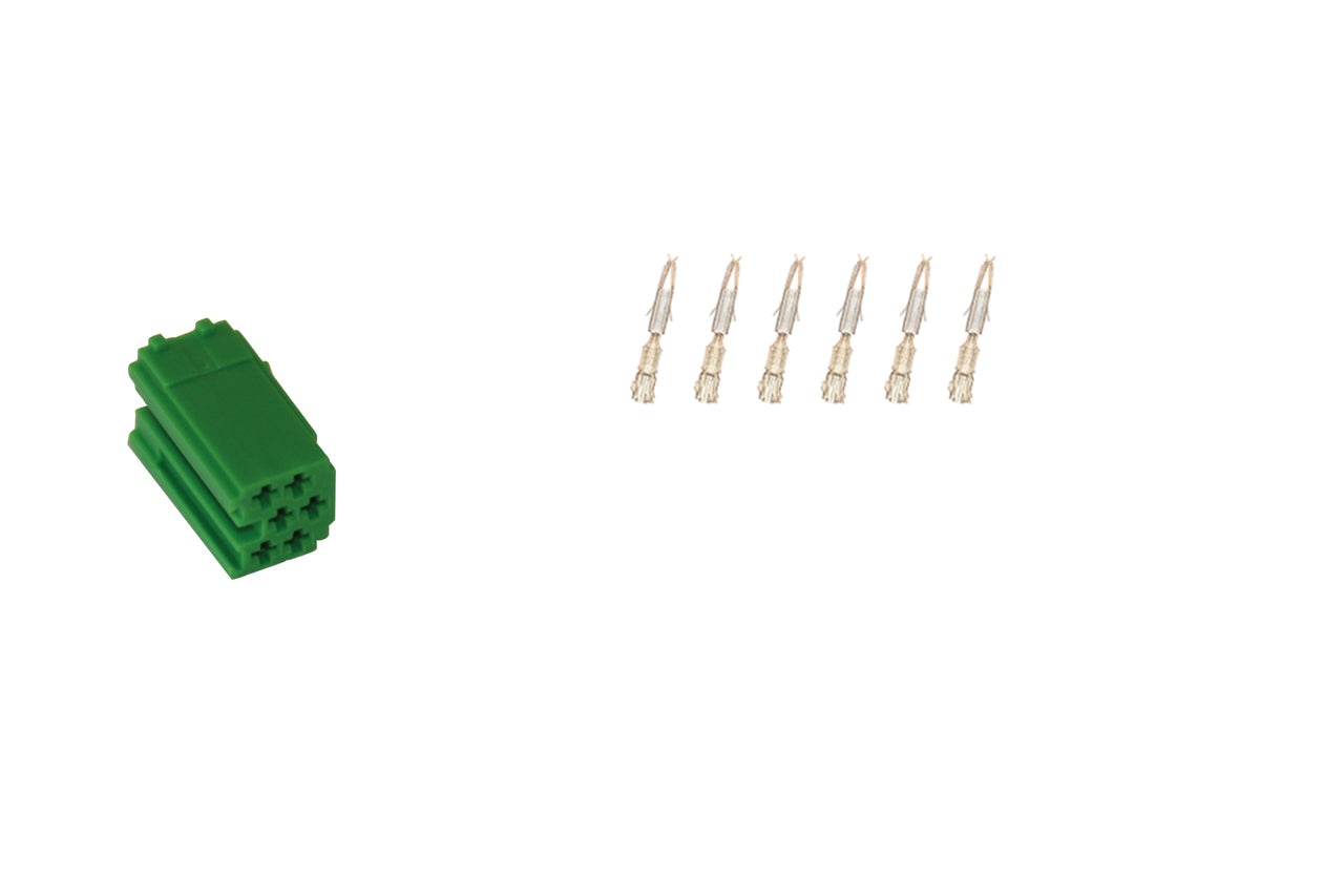 Repair kit connector 6 pin for MINI ISO connector housing