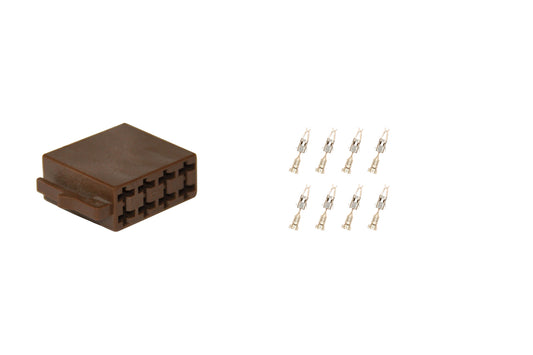 Repair kit connector 8 pin for ISO loudspeaker plug housing