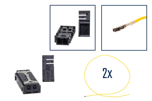 Repair kit connector 2 pin 4B0 972 623 MQS socket housing