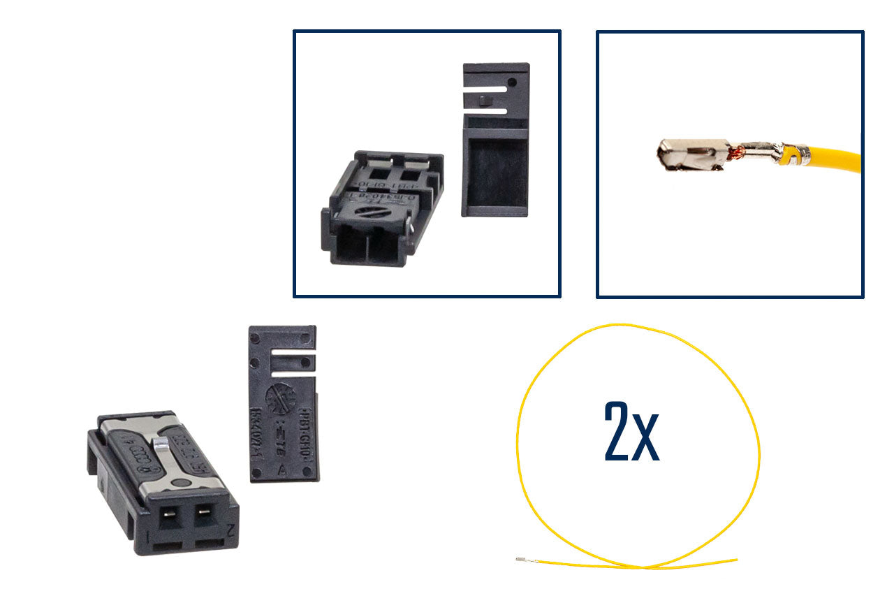 Repair kit connector 2 pin 4B0 972 623 MQS socket housing