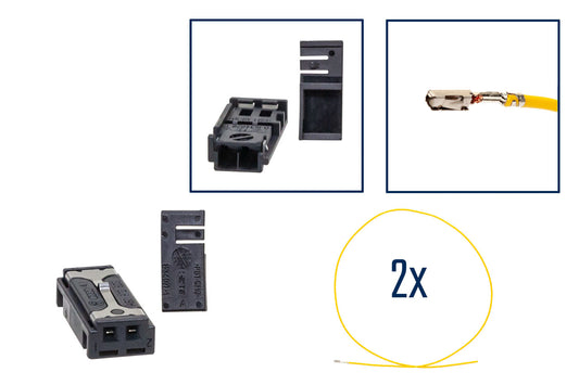 Repair kit connector 2 pin 4B0 972 623 MQS socket housing