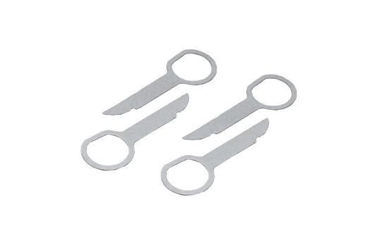 Radio removal key 4x for VW, Ford, Audi, Seat, Skoda, Mercedes