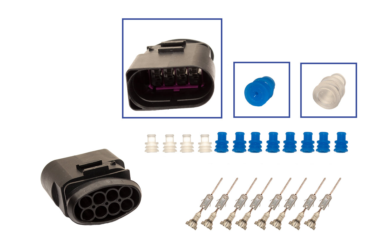 Repair kit connector 4 pin 8D0 973 834 plug housing for VW Audi Seat Skoda