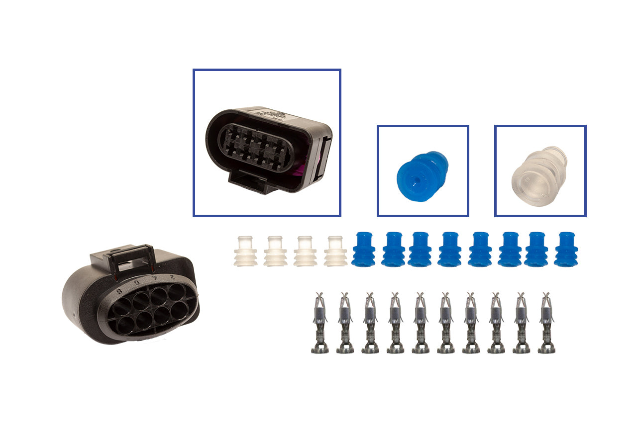Repair kit connector 8 pin 8D0 973 734 socket housing for VW Audi Seat Skoda