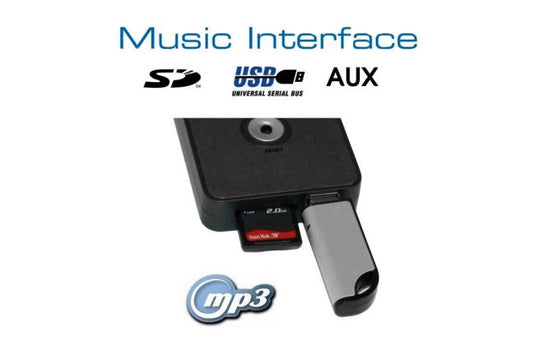 VW, Seat, Skoda, Audi Digital Music Interface USB SD Mini ISO