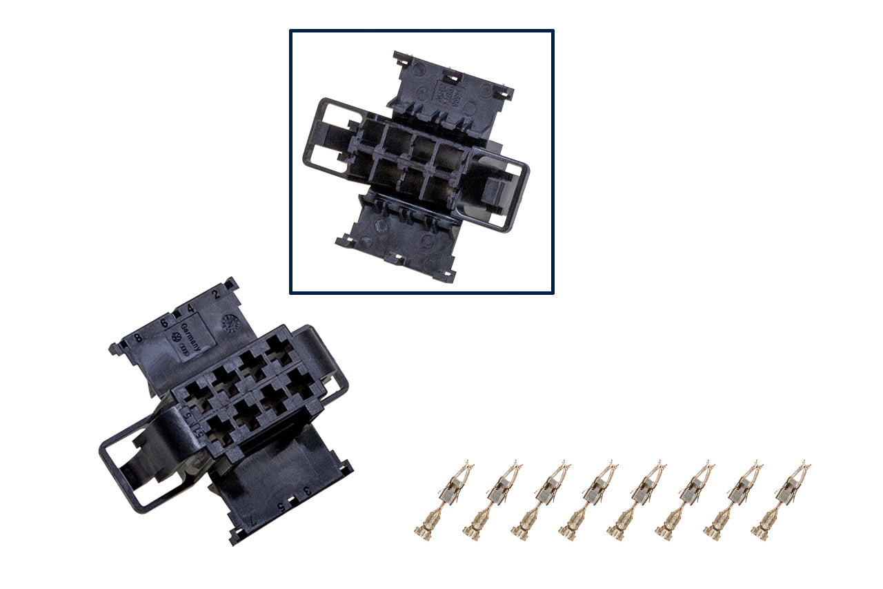 Repair kit connector 8 pin 1J0 972 724 / 191 972 724 plug housing for VW Audi Seat Skoda