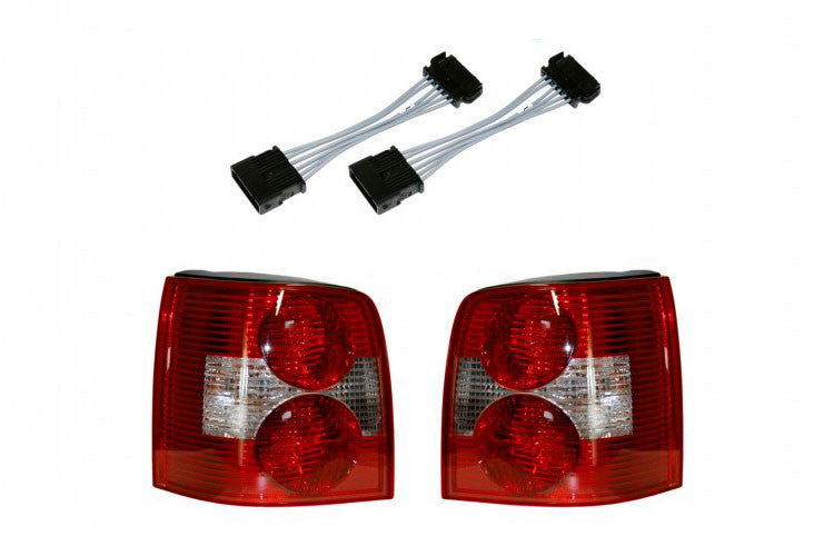 Complete set facelift rear lights 3BG + adapter for VW Passat 3B