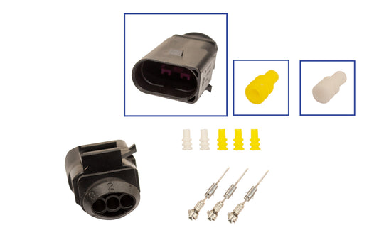 Repair kit connector 3 pin 1J0 973 803 plug housing for VW Audi Seat Skoda