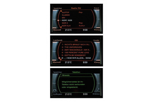 Radio Chorus Upgrade to Concert, Symphonie for Audi A4 8K