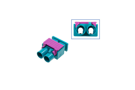 FAKRA double plug housing - male like 6Q0 035 671 K
