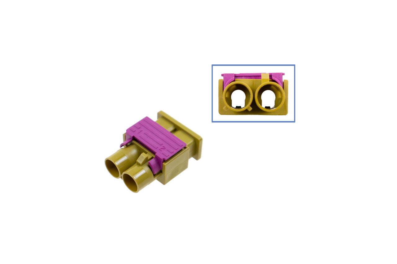 FAKRA double plug housing - male like 6Q0 035 671 K