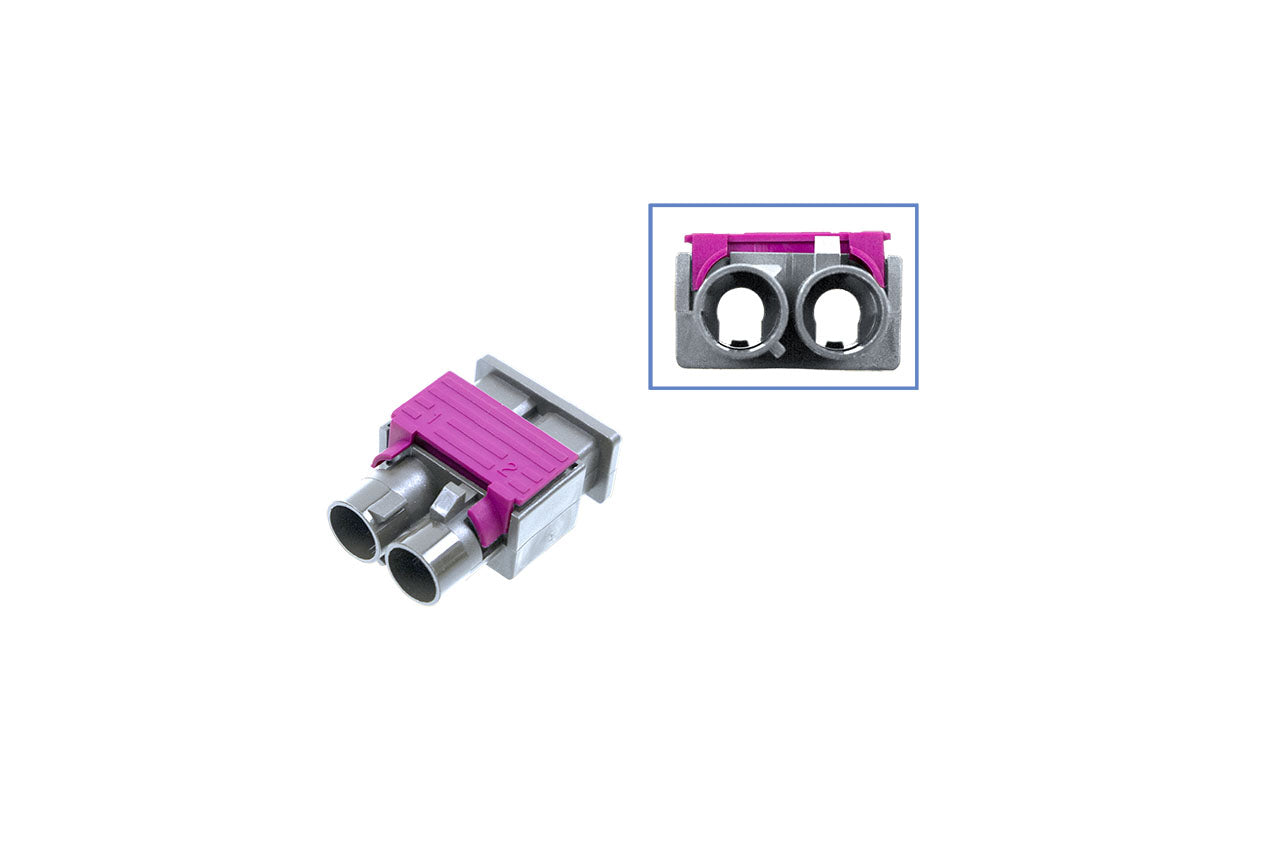 FAKRA double plug housing - male like 6Q0 035 671 K