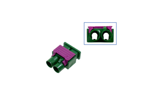 FAKRA double plug housing - male like 6Q0 035 671 K