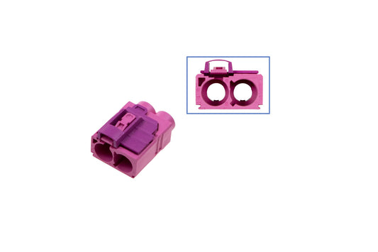FAKRA double-socket housing - female like 6Q0 035 608 K