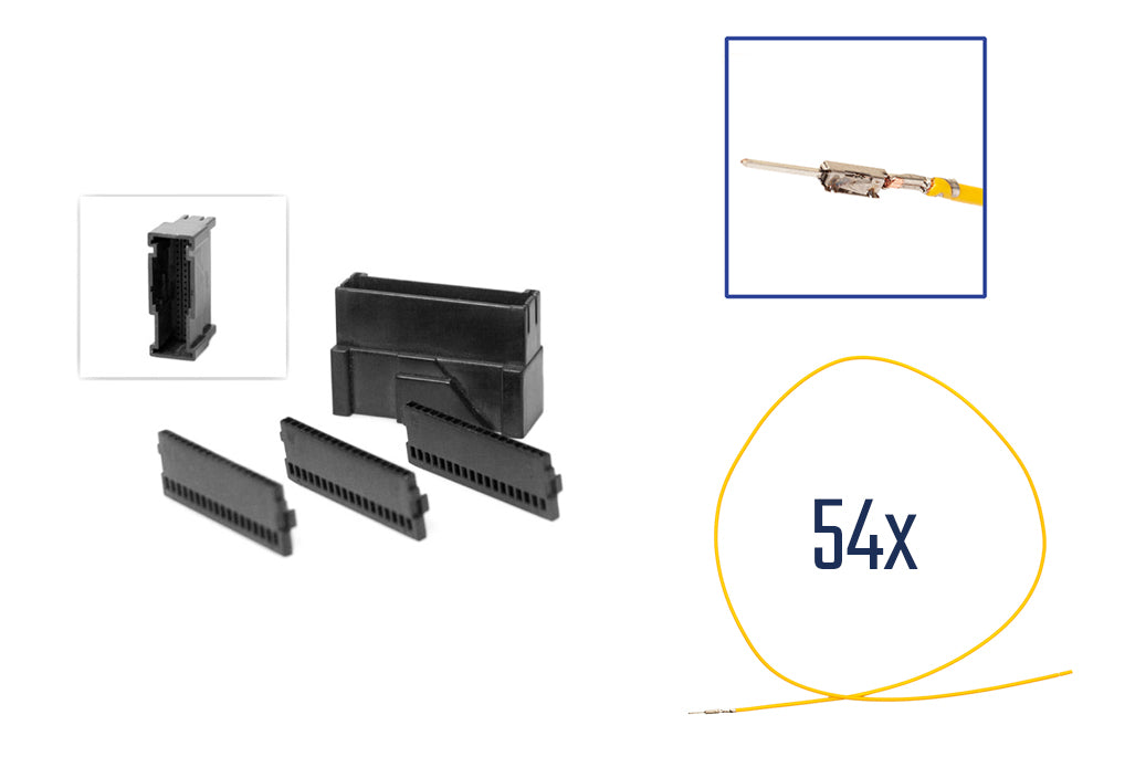 Connector male 54 pin for VW, Audi, BMW